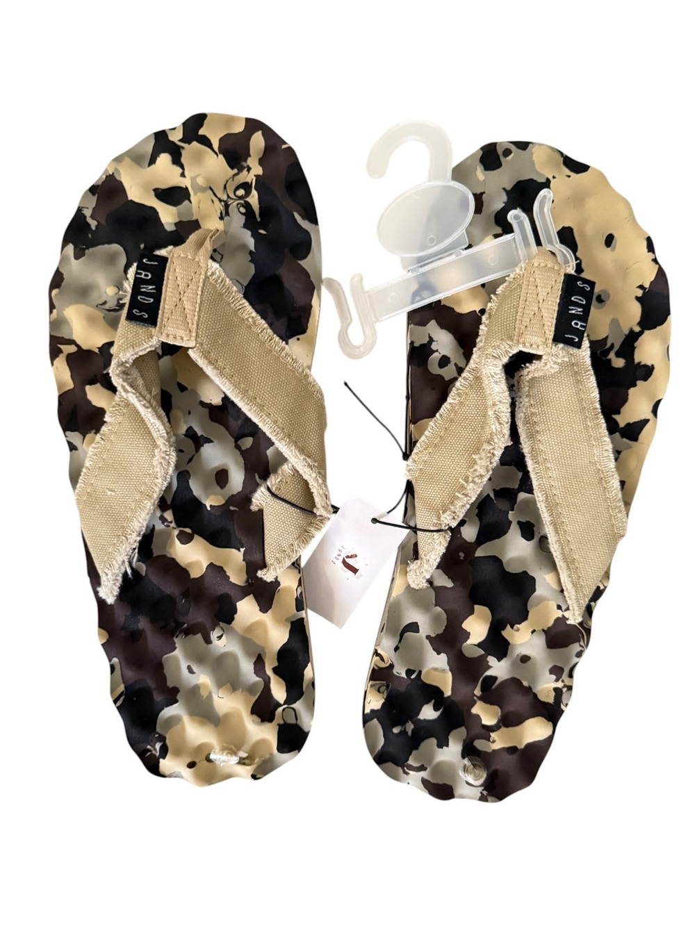 Jands Camo Flip Flops Sandals Mens Size 10 - Picture 2 of 3